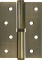 Петля НораМ 750-4" (брон. покр.) лев.100х75х2,5  с подшипником